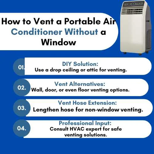 How to Vent a Portable Air Conditioner Without a Window