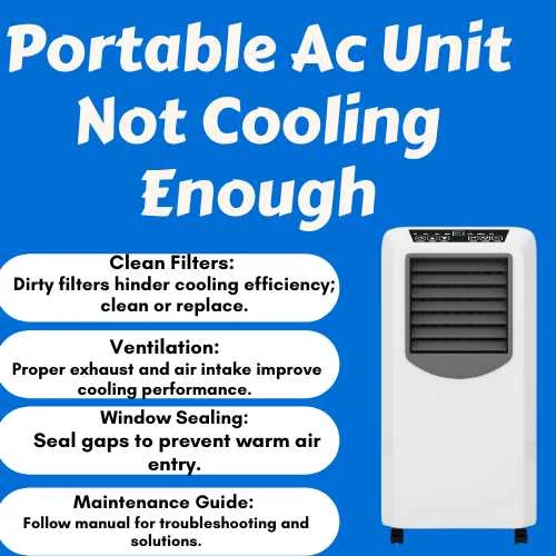 Portable Ac Unit Not Cooling Enough
